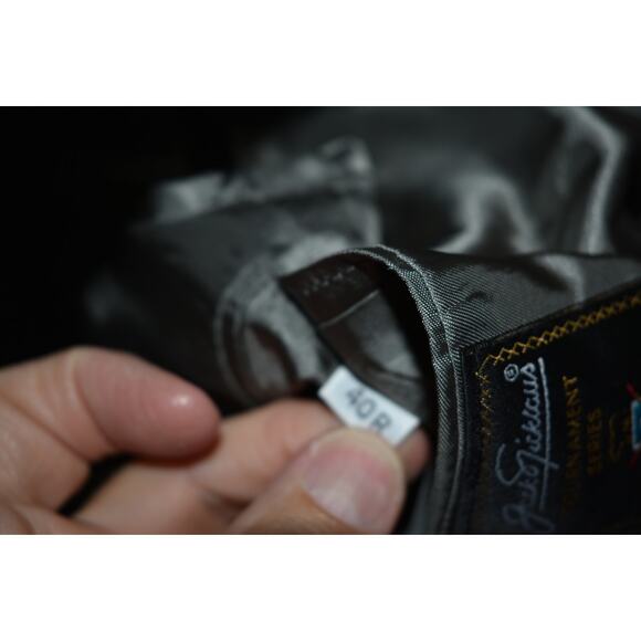 Jack Nicklaus Blazer Jacket Men Size 40 R Augusta Nationals Masters Patch Black - Picture 11 of 11